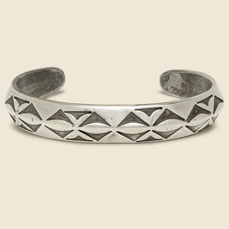 JDS - Women's Triangle Pattern Large Carney Cuff, SS21D, Silver