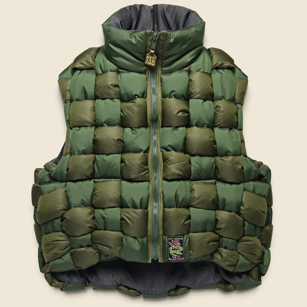 ジャケット・アウター Props Store Quilted Rip-stop Nylon Vest Props Store Quilted Rip-stop Nylon Vest