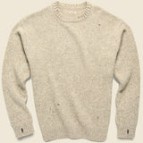 7G Wool SMILIE Crew Sweater - Beige - Kapital - STAG Provisions - Tops - Sweater