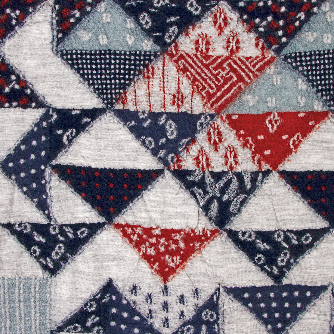 Compressed Wool Patchwork Quilt Scarf - Trico - Kapital - STAG Provisions - W - Accessories - Scarf
