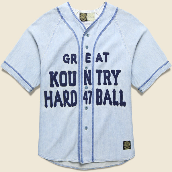 Rrl baseball outlet jersey