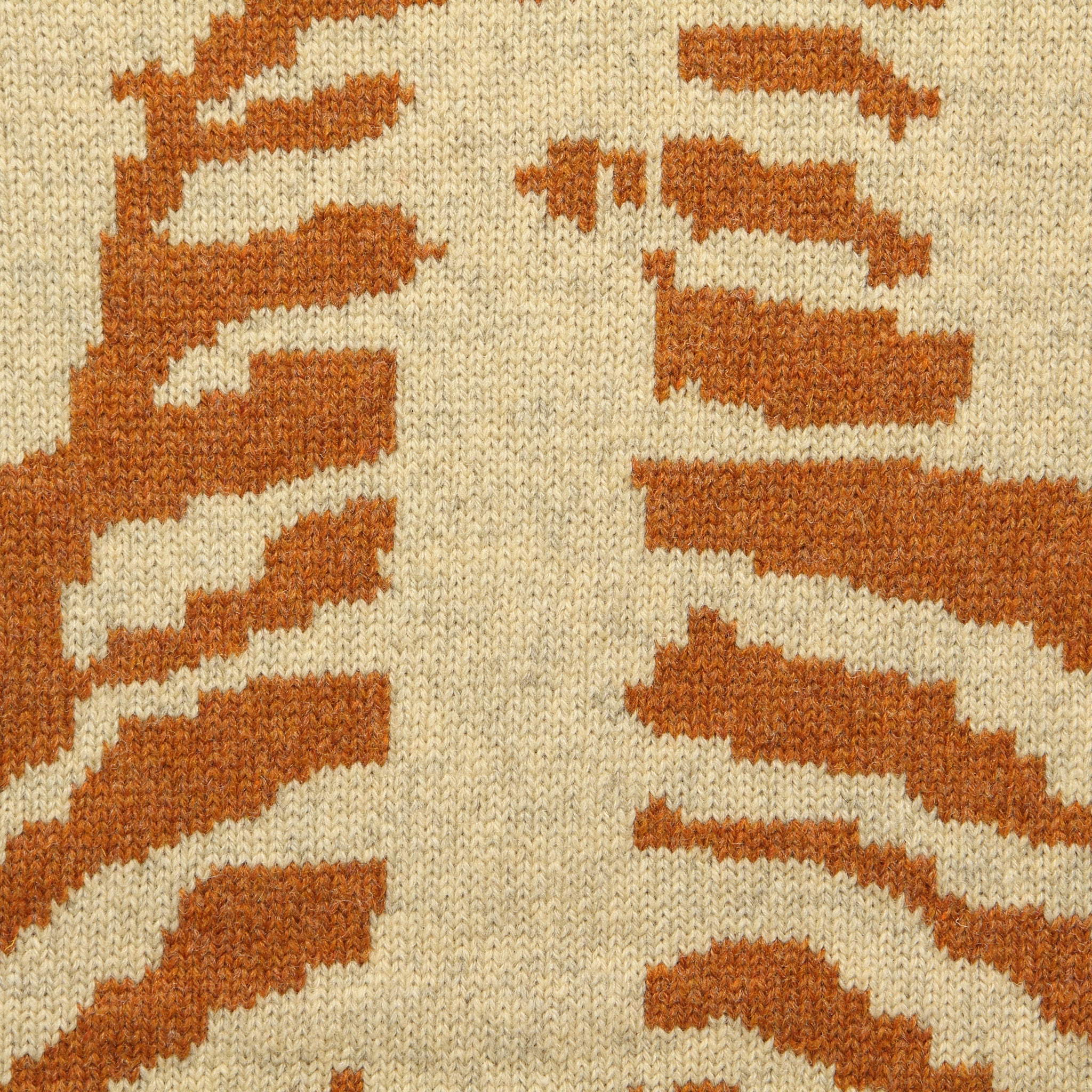 5G Wool BONE Crew Sweater - Orange - Kapital - STAG Provisions - Tops - Fleece / Sweatshirt