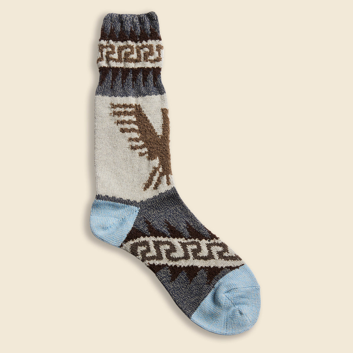 96 Yarns Cowichan Socks - Blue