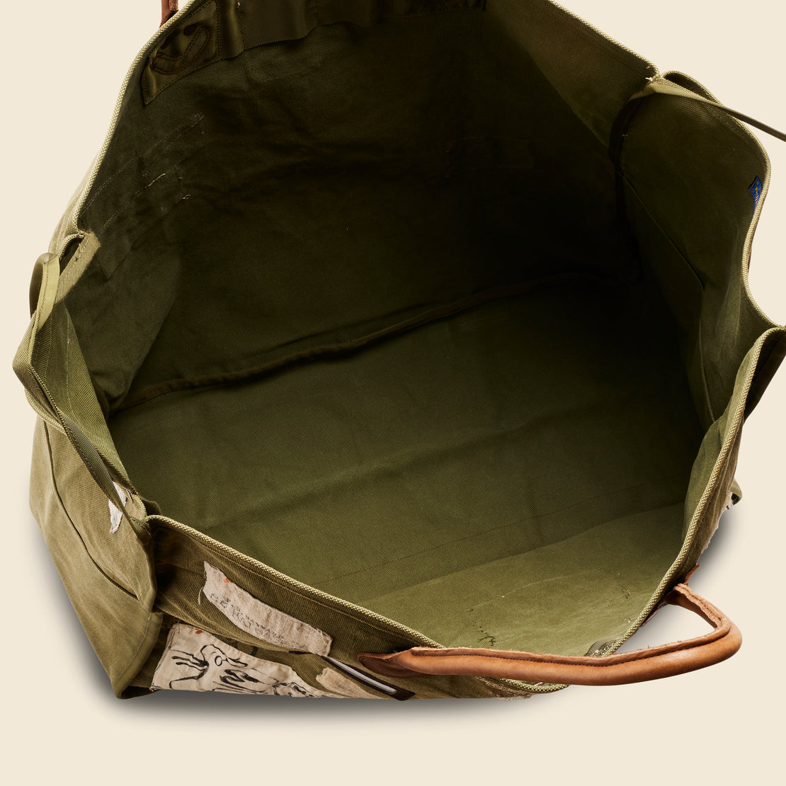 No. 4 Canvas XXL Milk Bag, Journey Remake - Khaki - Kapital - STAG Provisions - W - Accessories - Bag
