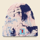 Ashbury Tie Dye 5G Cotton Beanie - Purple/Sax - Kapital - STAG Provisions - Accessories - Hats