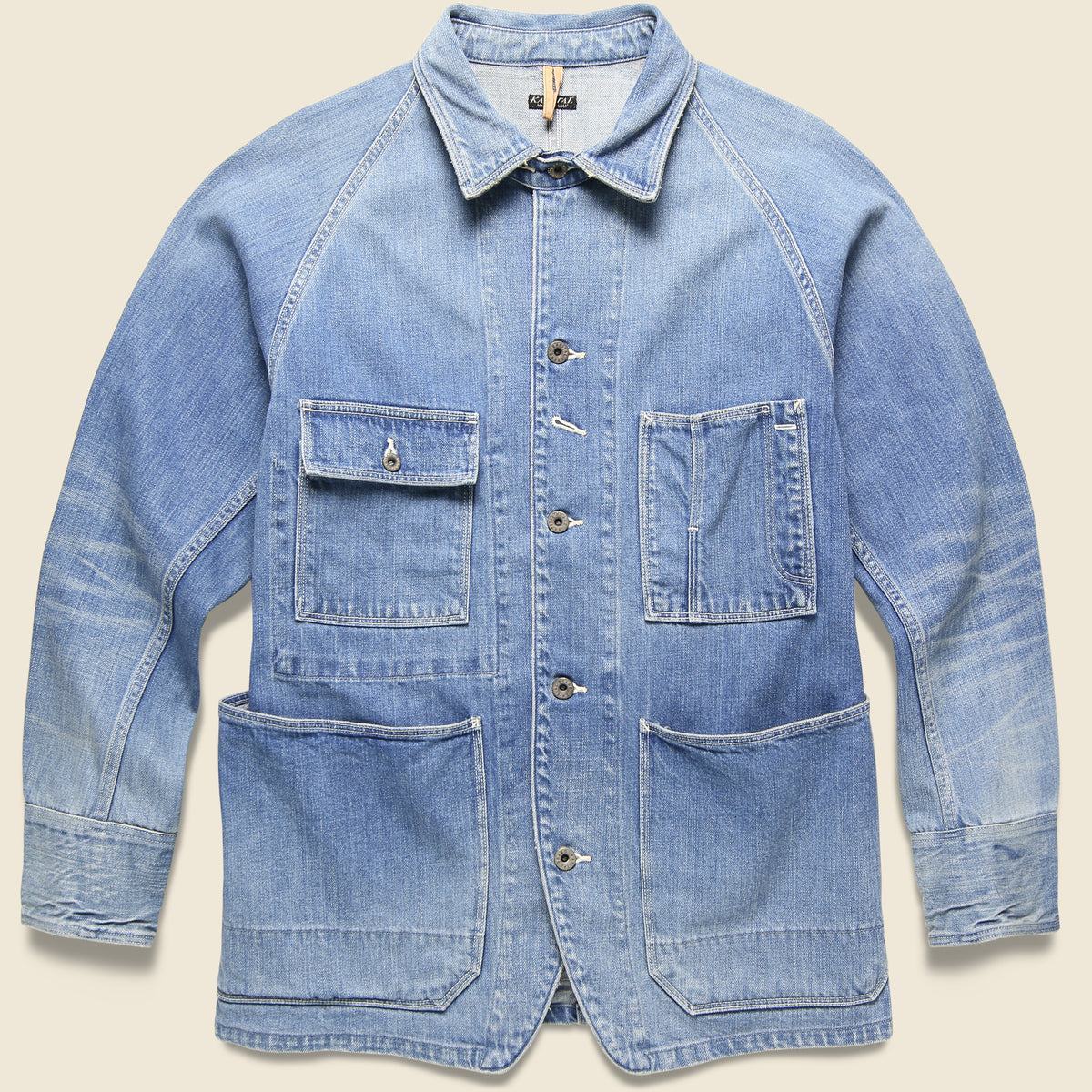 12oz Denim Cactus Coverall Jacket - Light Wash