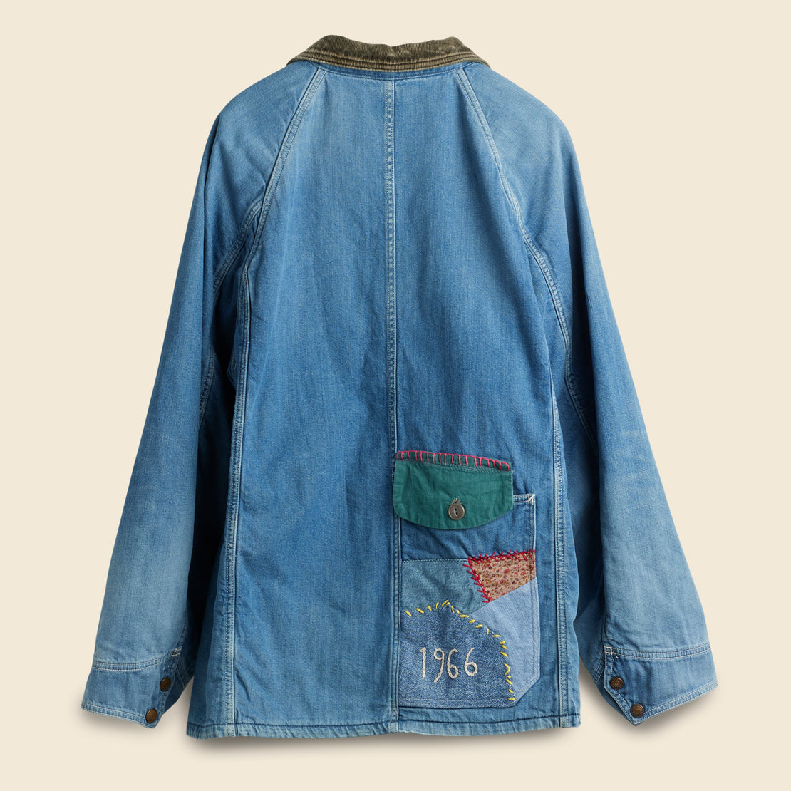 66 Hippie Remake Denim Lined Cactus Coverall - Indigo - Kapital - STAG Provisions - W - Outerwear - Coat/Jacket