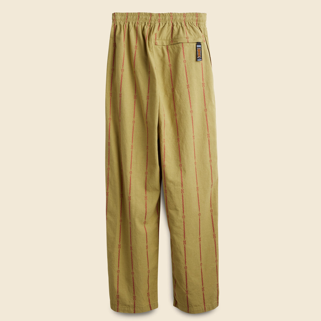 Cotton Linen Siam Stripe Easy Pants - Light Khaki - Kapital - STAG Provisions - W - Pants - Twill