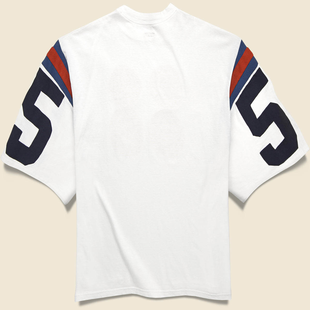 White KAPITAL 20/-Jersey Rainbowy Crew T-Shirt | SVD
