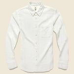 Vintage Double Gauze Shirt - White - KATO - STAG Provisions - Tops - L/S Woven - Solid