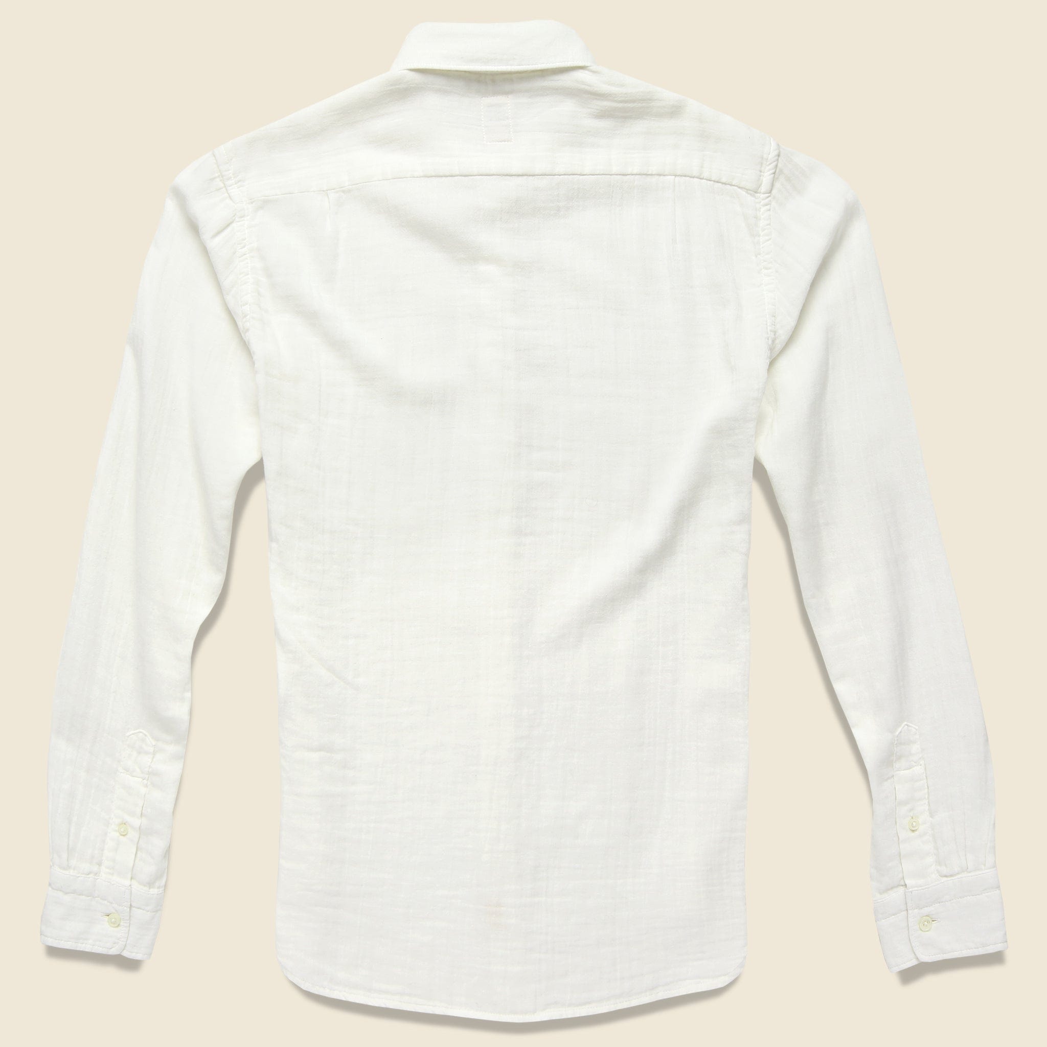 Vintage Double Gauze Shirt - White - KATO - STAG Provisions - Tops - L/S Woven - Solid
