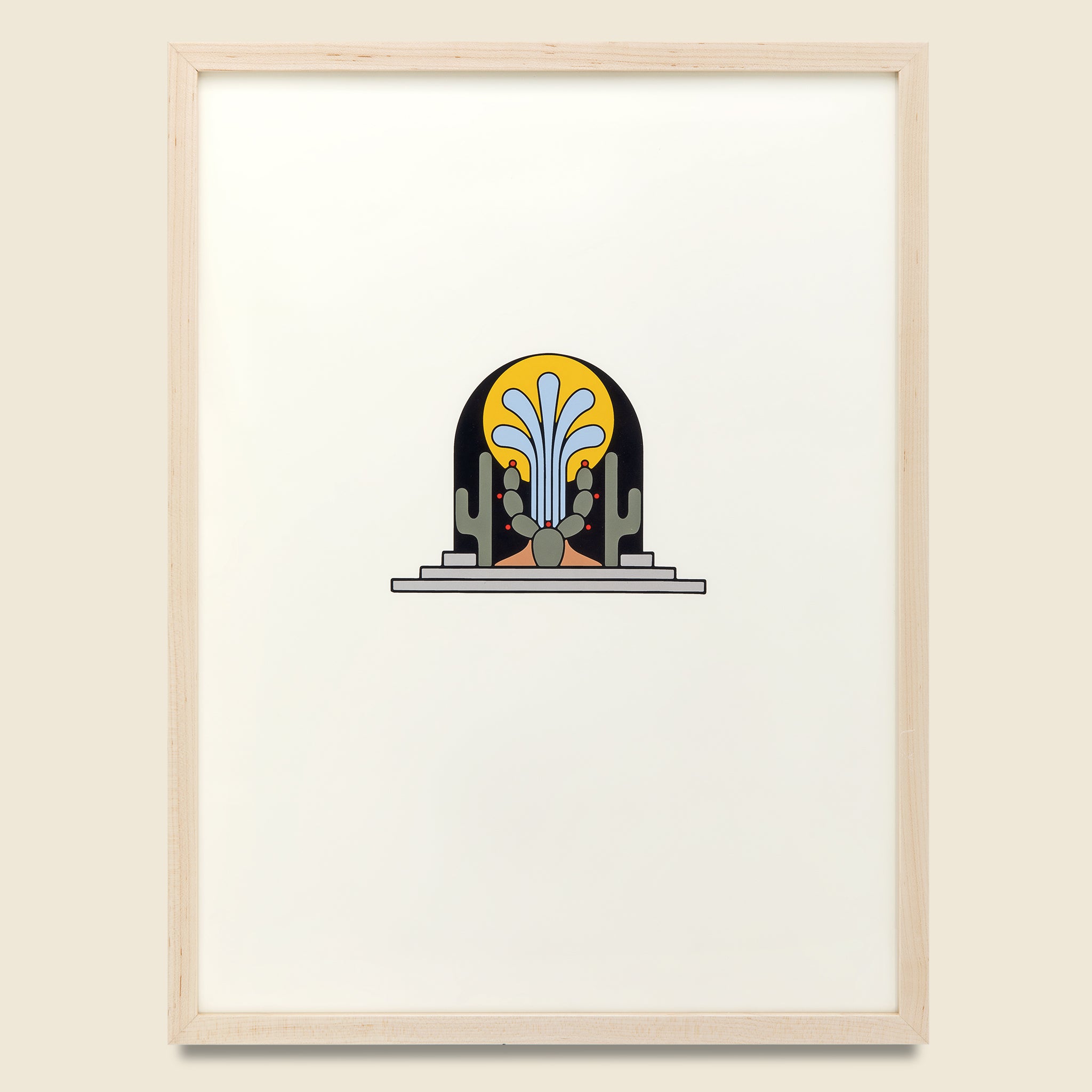 LAND Cactus Limited Edition Print - House of LAND - STAG Provisions - Home - Art & Accessories - Print
