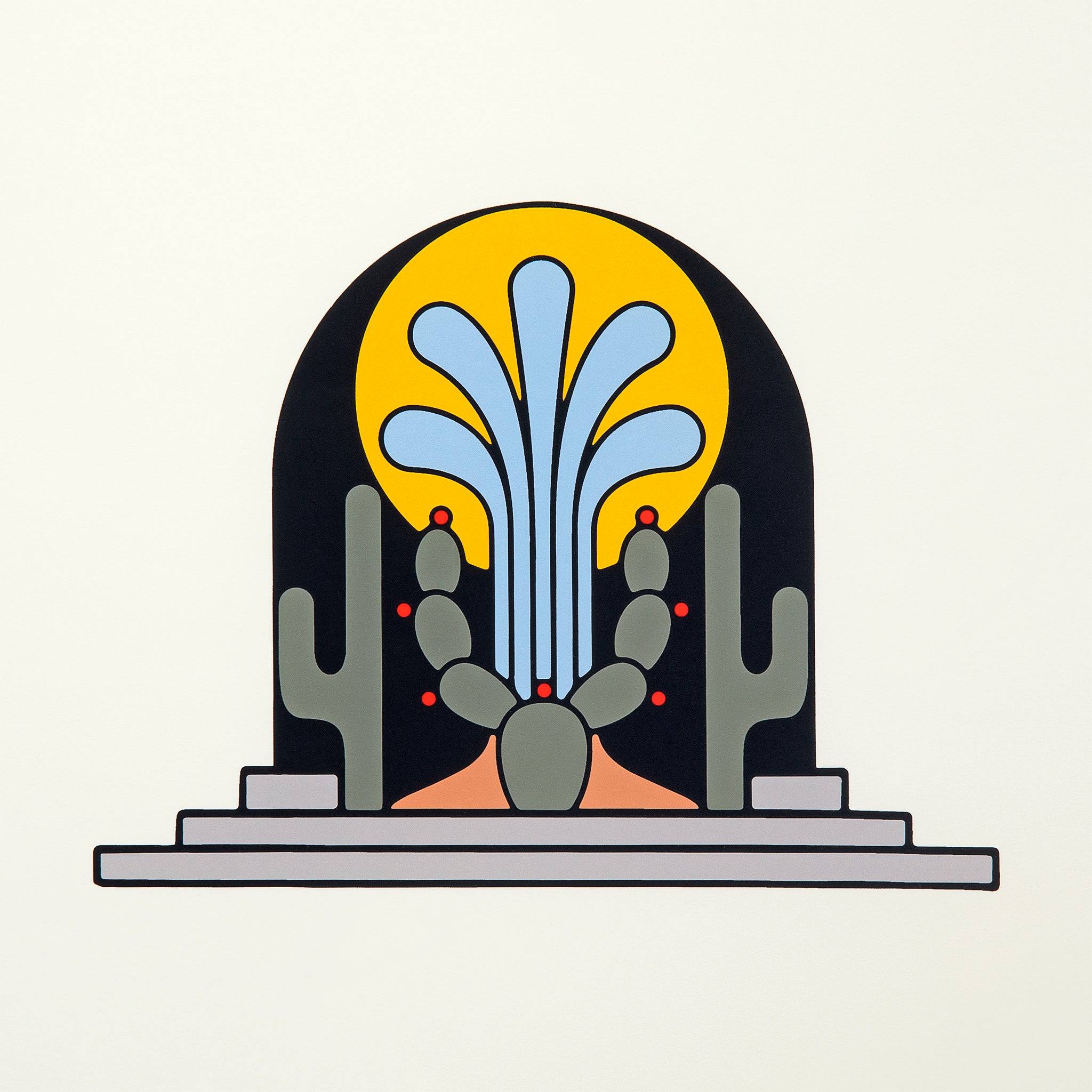 LAND Cactus Limited Edition Print - House of LAND - STAG Provisions - Home - Art & Accessories - Print