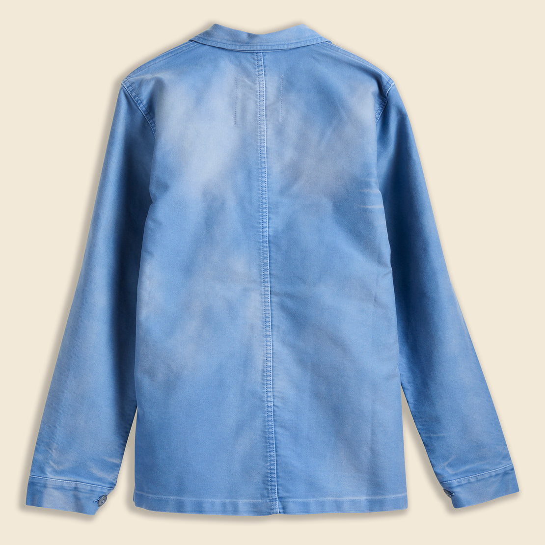 Vintage Washed Work Jacket - Blue - Le Mont Saint Michel - STAG Provisions - W - Outerwear - Coat/Jacket