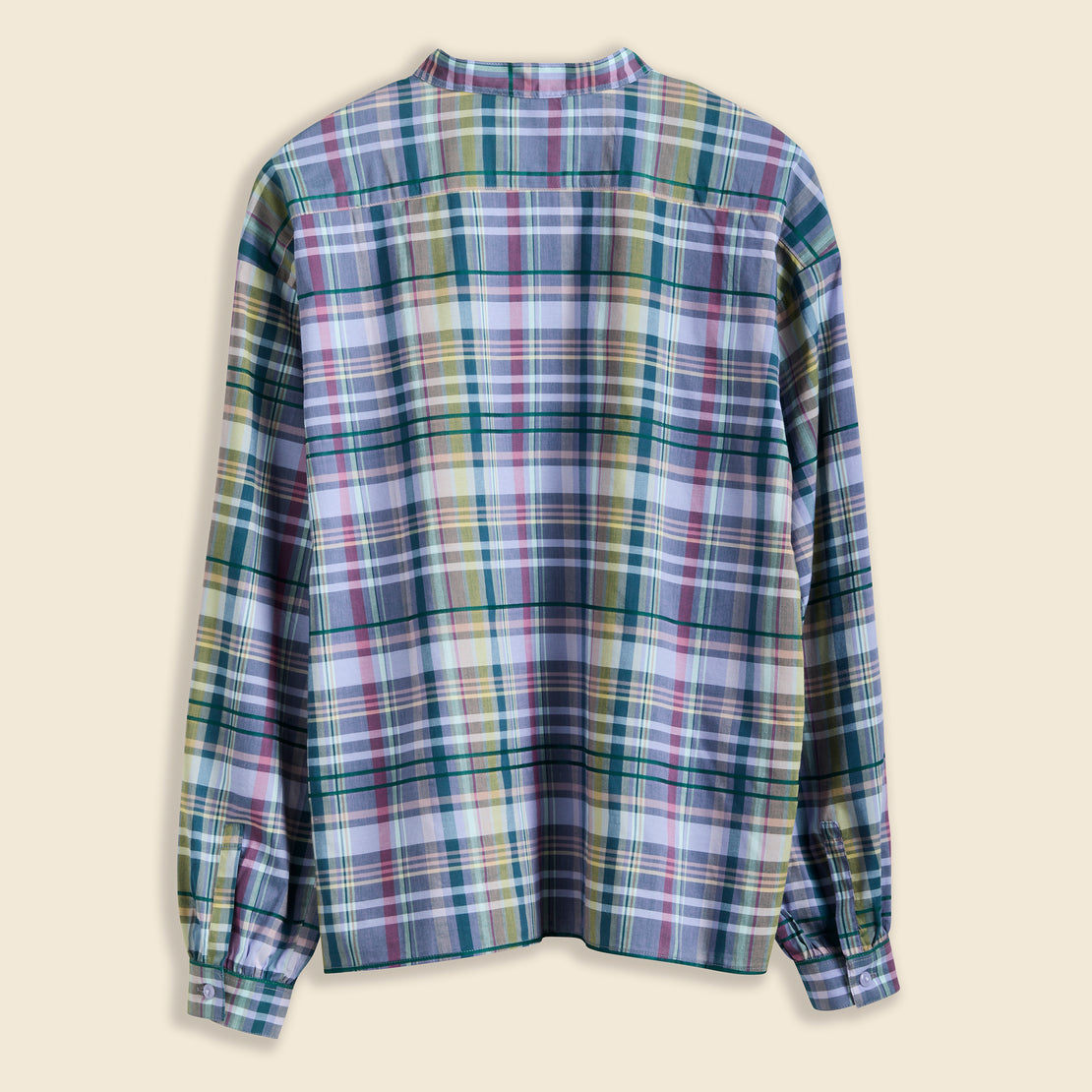 Cassandra Shirt With Pockets - Blue - Le Mont Saint Michel - STAG Provisions - W - Tops - L/S Woven
