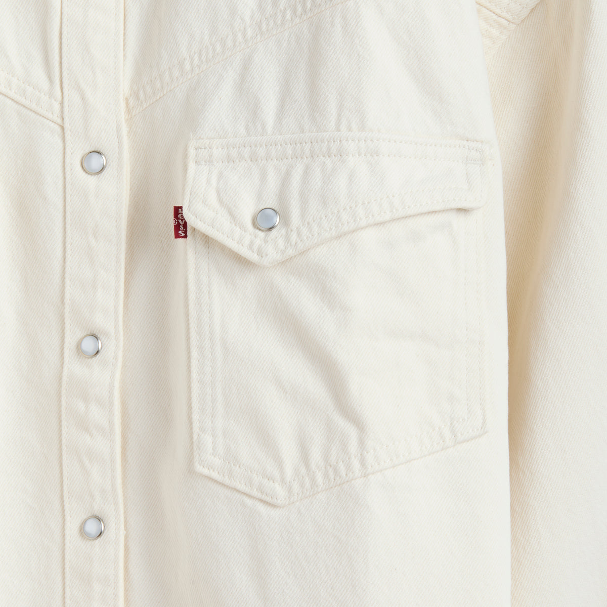 Levis white western on sale shirt