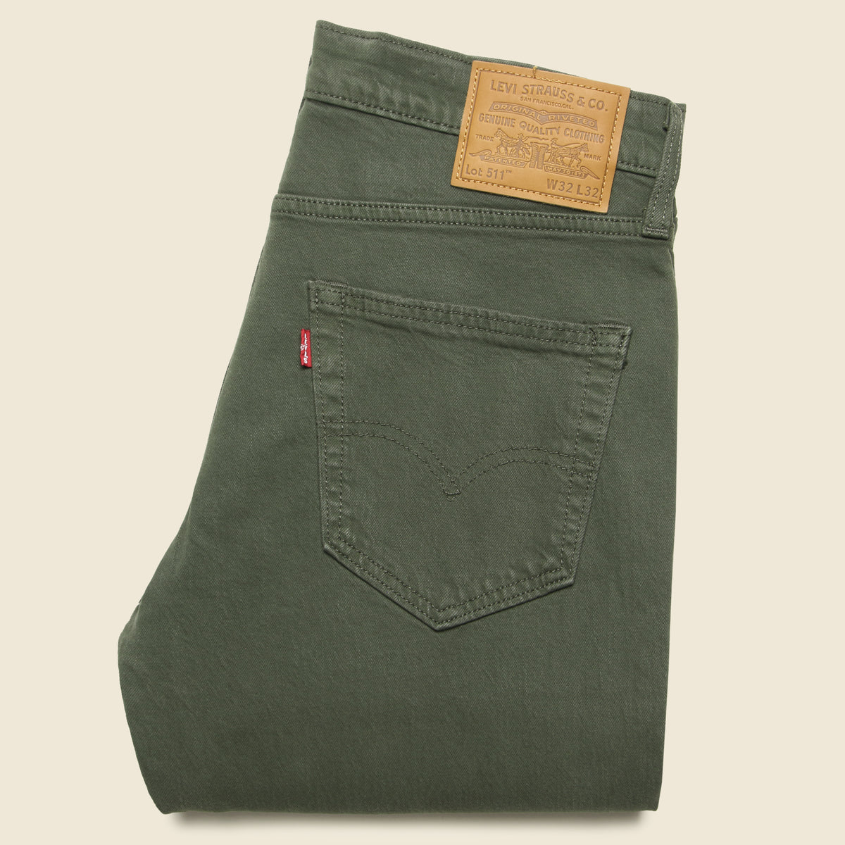 Levis store 511 olive