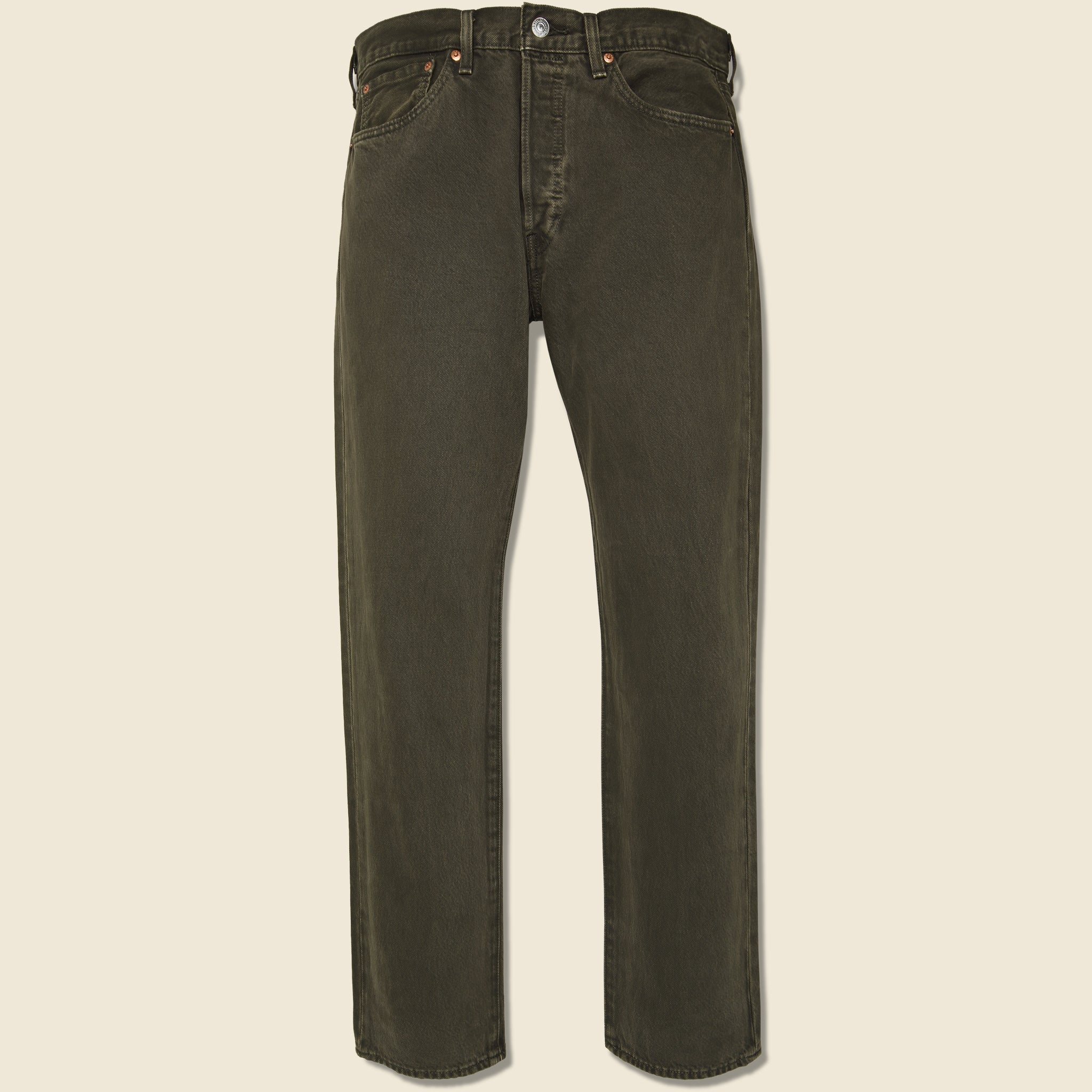 501 Straight Jean - Dark Brown - Levis Premium - STAG Provisions - Pants - Denim