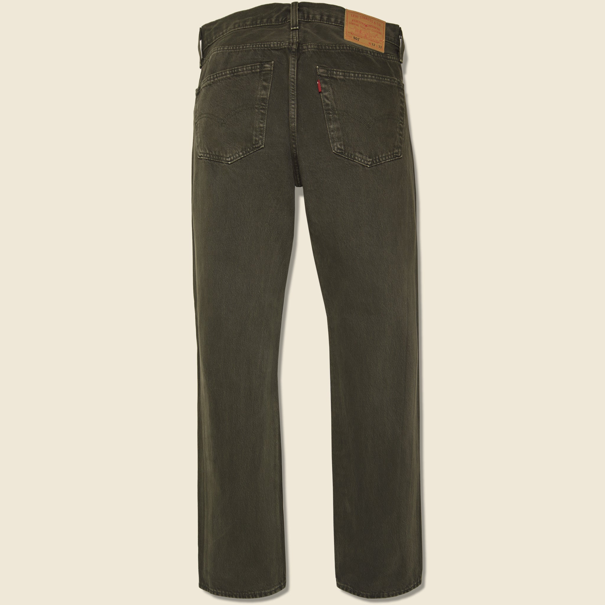 501 Straight Jean - Dark Brown - Levis Premium - STAG Provisions - Pants - Denim