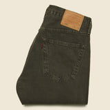 501 Straight Jean - Dark Brown - Levis Premium - STAG Provisions - Pants - Denim