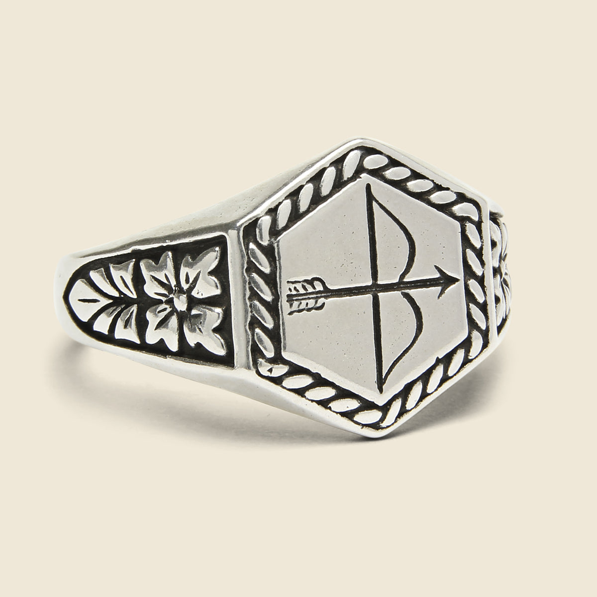 LHN Jewelry Bow & Arrow Ring 925 USA 19号 Bow & Arrow Ring - Silver