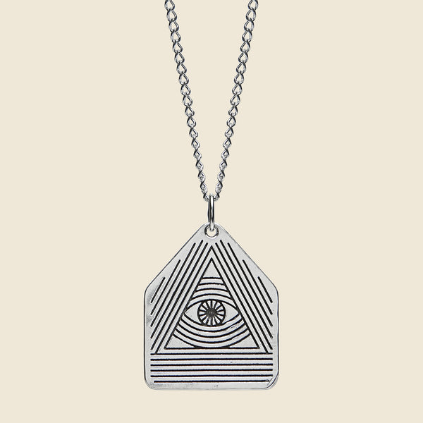 All Seeing Eye Pendant - Silver