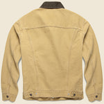 Lined Trucker Jacket - Dijon Canvas - Levis Premium - STAG Provisions - Outerwear - Coat / Jacket