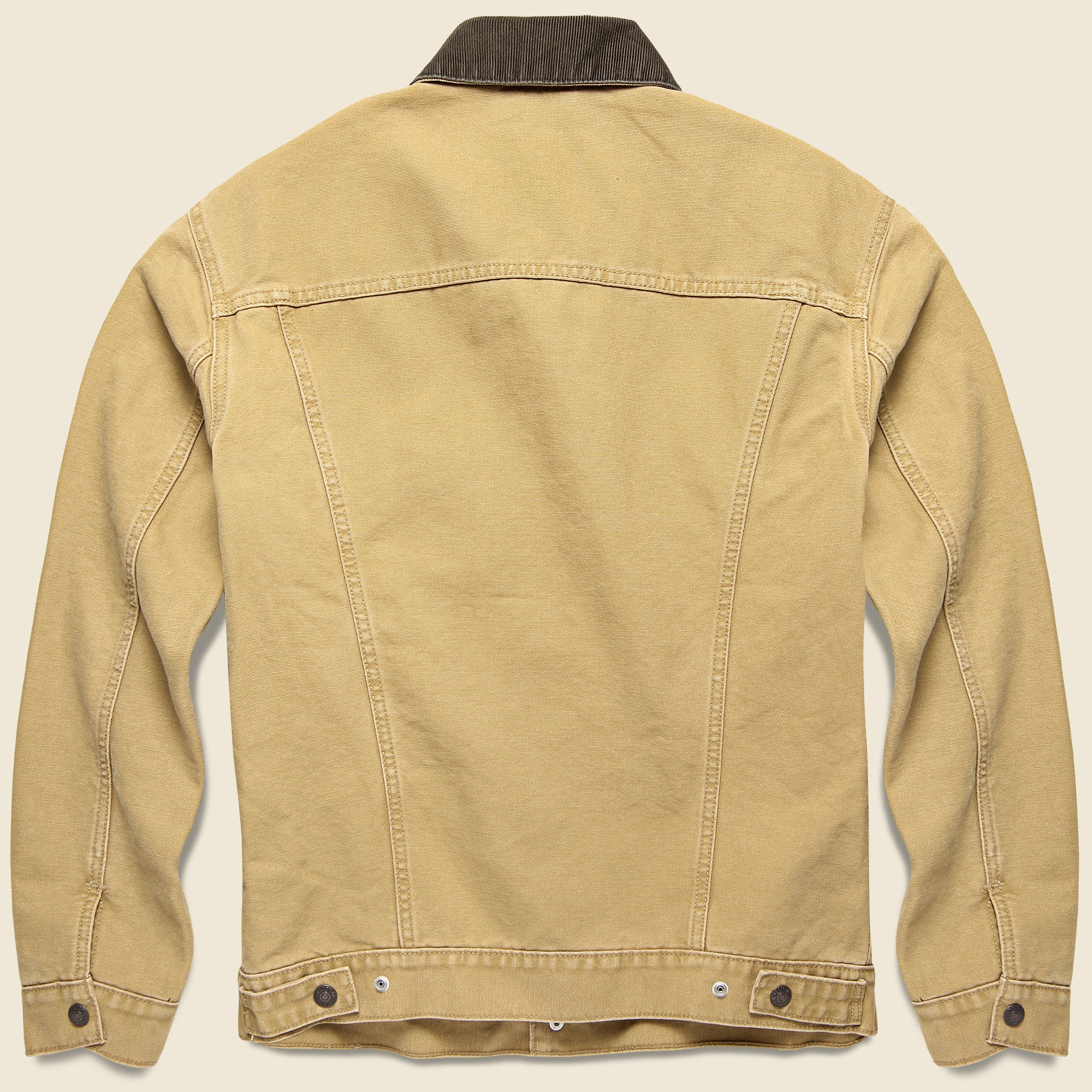 Lined Trucker Jacket - Dijon Canvas - Levis Premium - STAG Provisions - Outerwear - Coat / Jacket