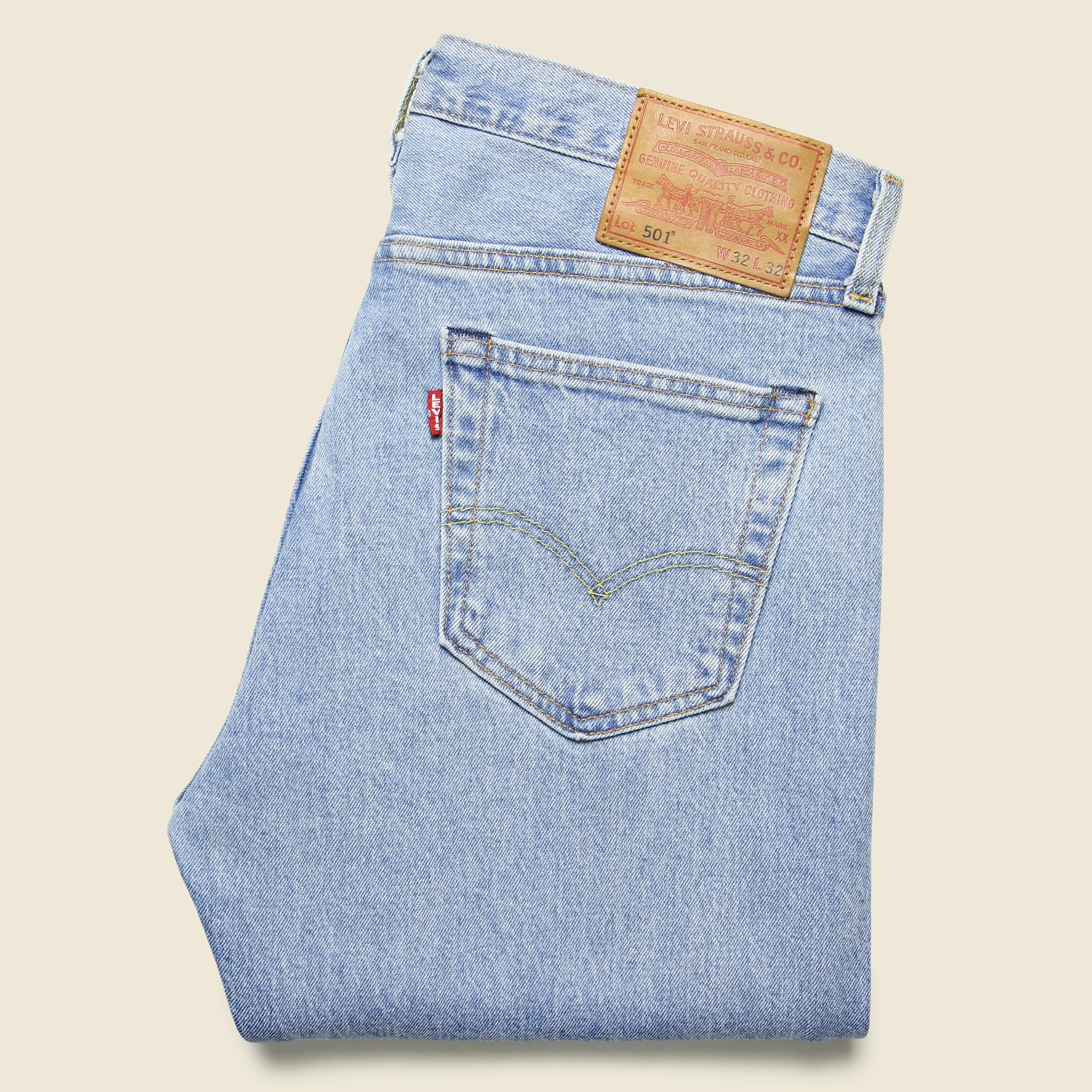 501 Jean - Basil Sand - Levis Premium - STAG Provisions - Pants - Denim