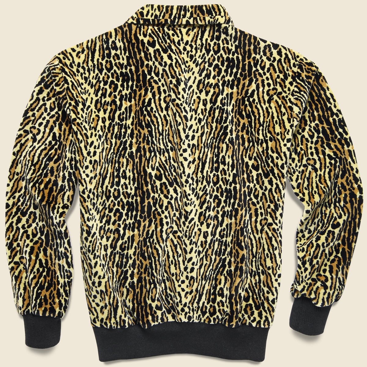 Button Through Fleece Jacket - Cheetah