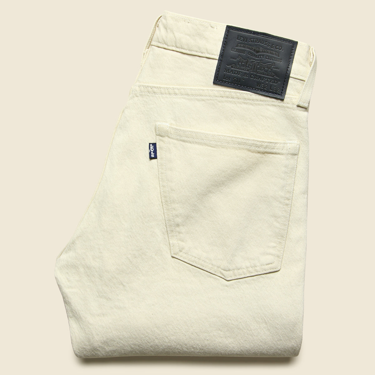 LEVI'S MADE&CRAFTED　511(TM) CORTADO W29 511 Slim Fit Jean - Ecru LEVI'S MADE&CRAFTED 511(TM) CORTADO W29