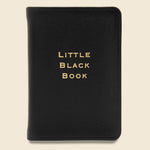 "LITTLE BLACK BOOK" Leather Journal - Black - Paper Goods - STAG Provisions - Gift - Books