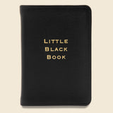 "LITTLE BLACK BOOK" Leather Journal - Black - Paper Goods - STAG Provisions - Gift - Books