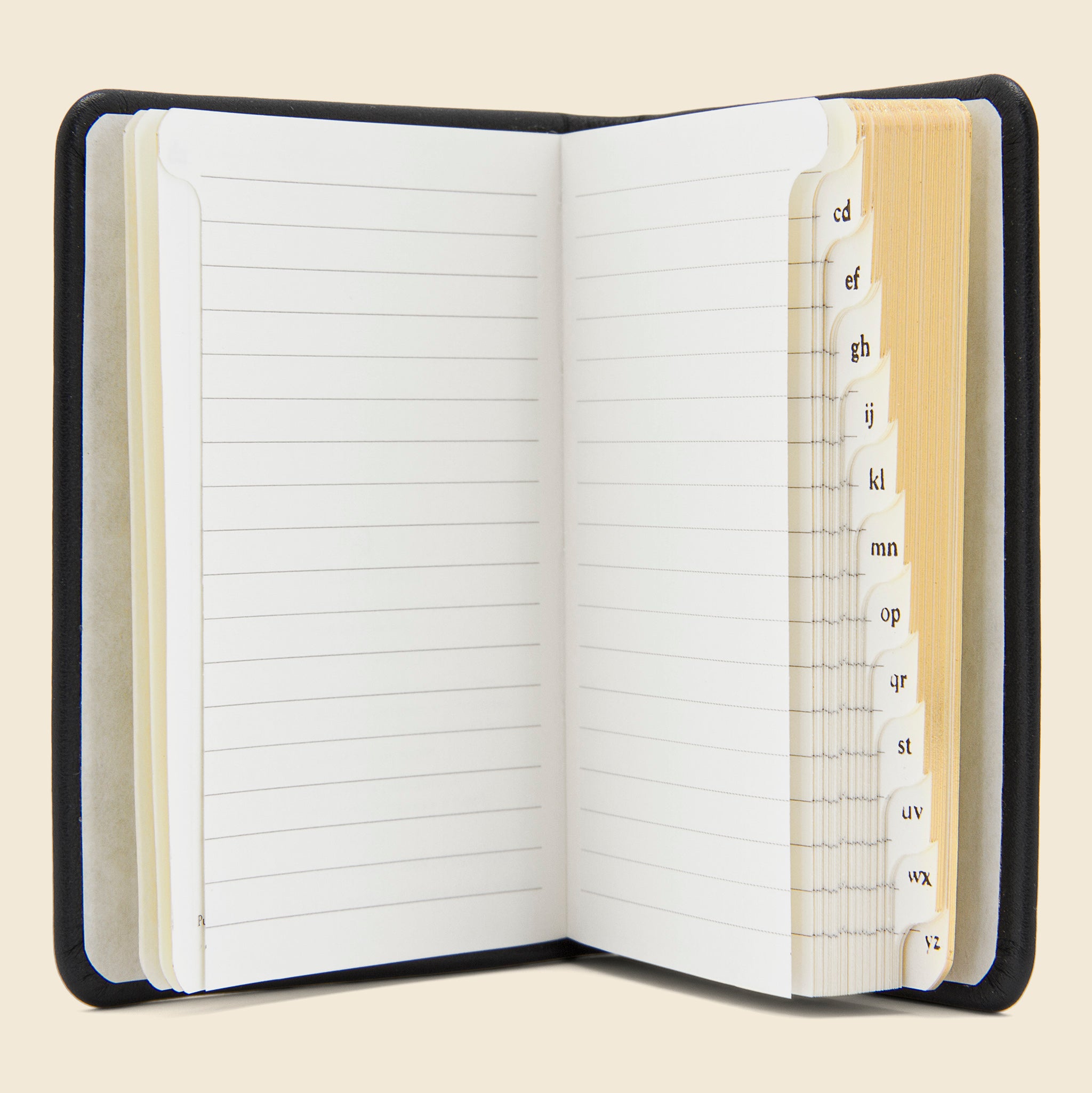 "LITTLE BLACK BOOK" Leather Journal - Black - Paper Goods - STAG Provisions - Gift - Books