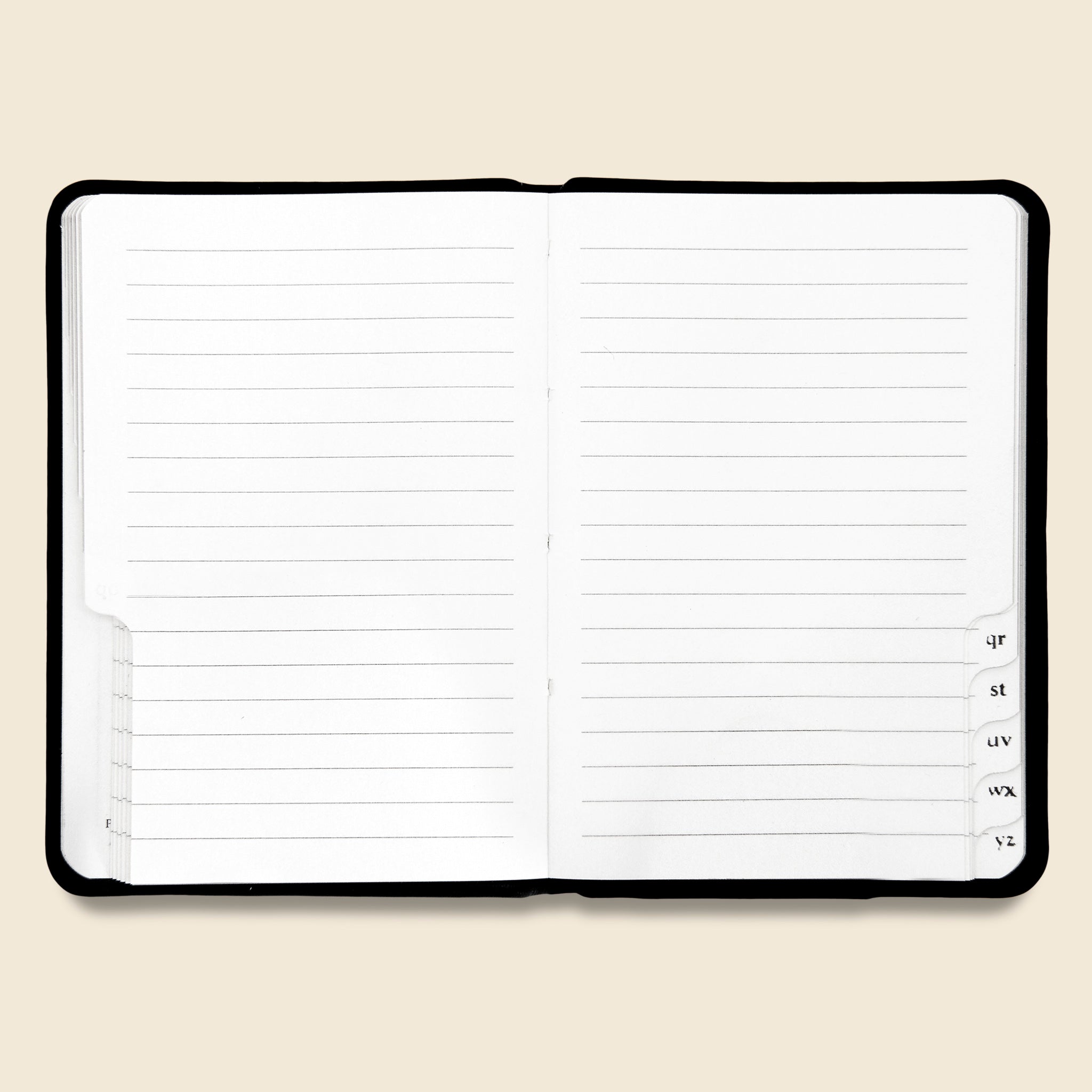 "LITTLE BLACK BOOK" Leather Journal - Black - Paper Goods - STAG Provisions - Gift - Books