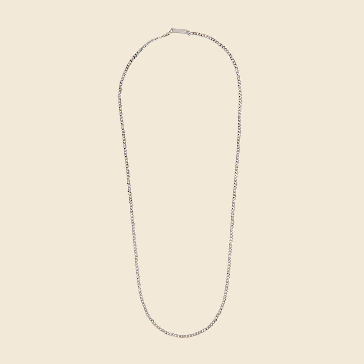 3mm Cuban Chain Necklace, Sterling Silver – Miansai