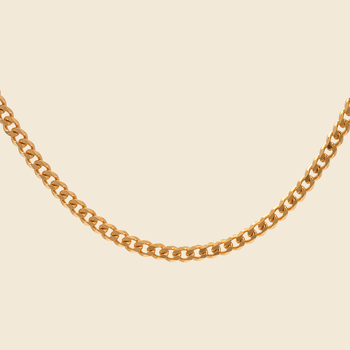 Miansai Men's 3mm Gold Vermeil Chain Necklace