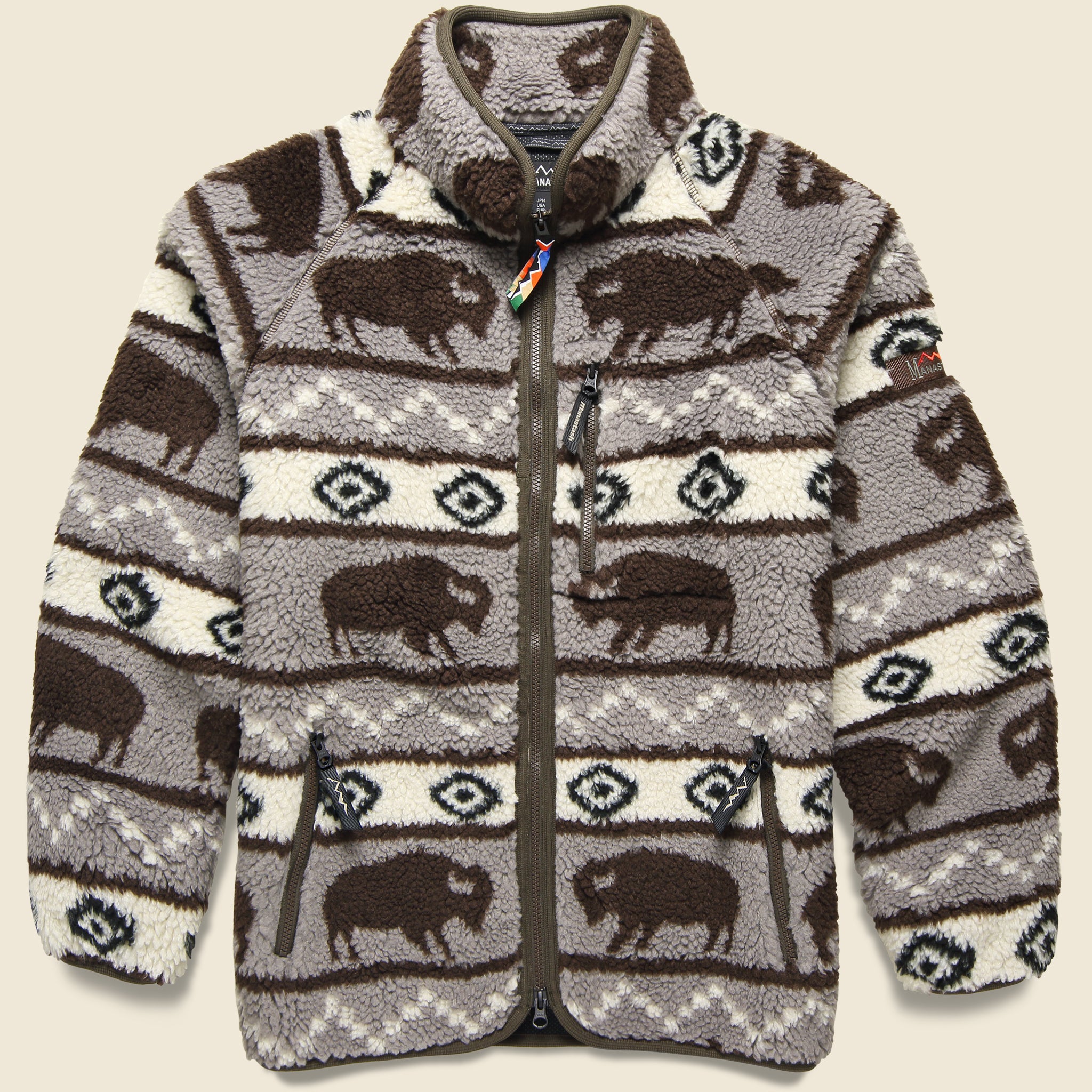Mt. Buffalo Sherpa Fleece Jacket - Brown - Manastash - STAG Provisions - Outerwear - Coat / Jacket