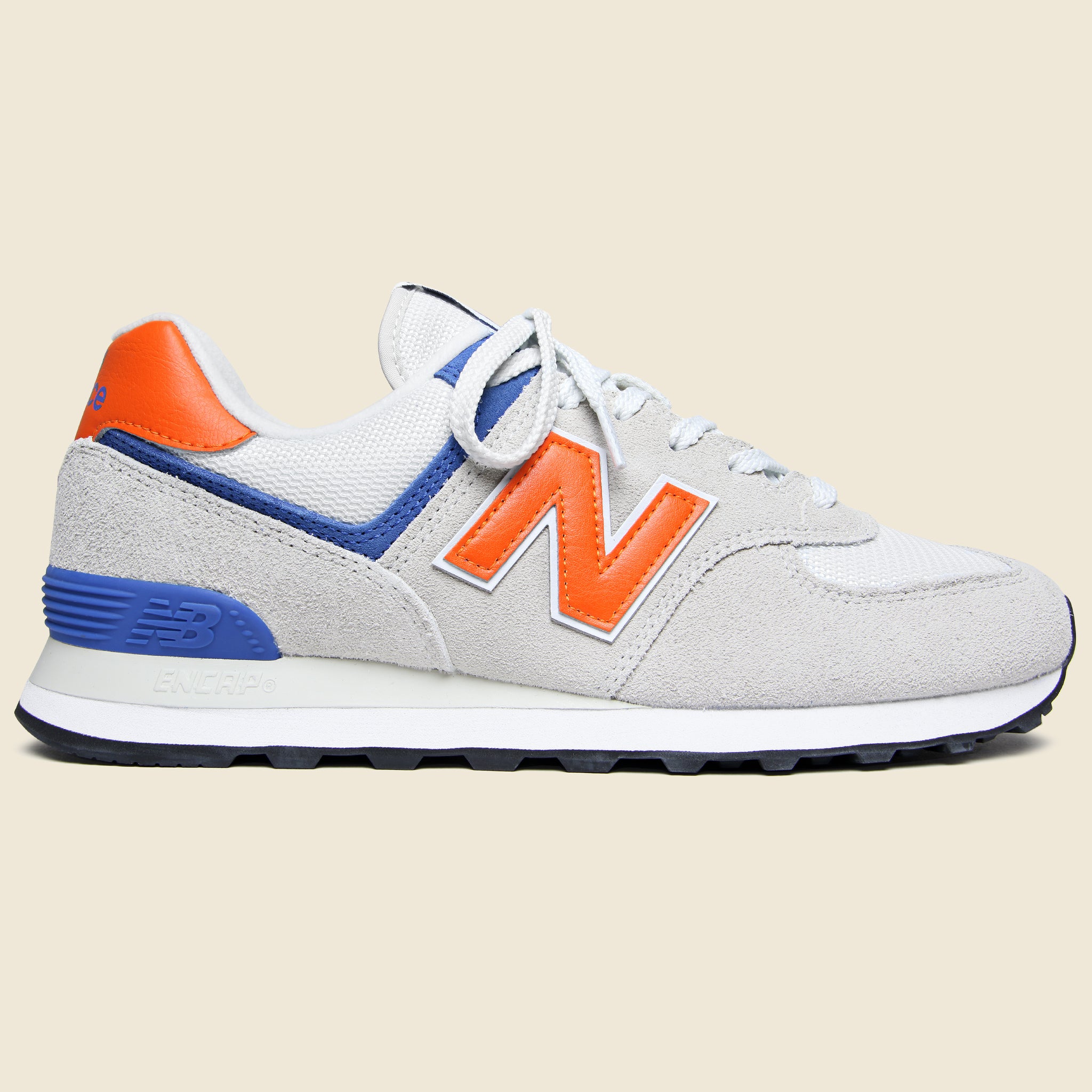 574 Sneaker - Blue/Orange - New Balance - STAG Provisions - Shoes - Athletic