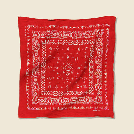Fast Color Bandana - Red & White Diamond