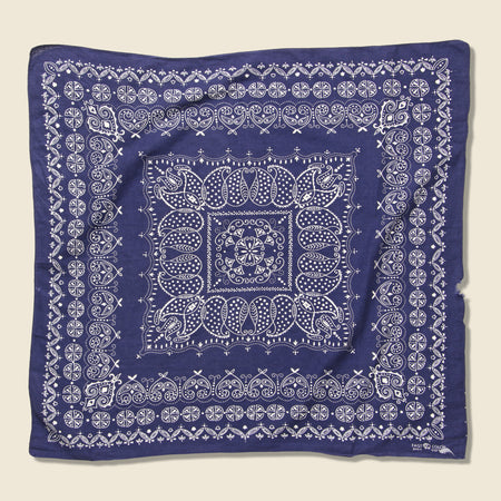 Fast Color Bandana - Blue & White Paisley