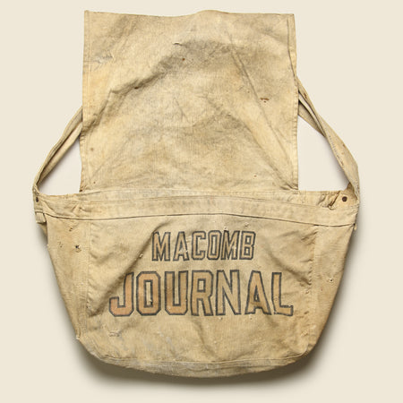 Cotton Messenger Bag - Macomb Journal