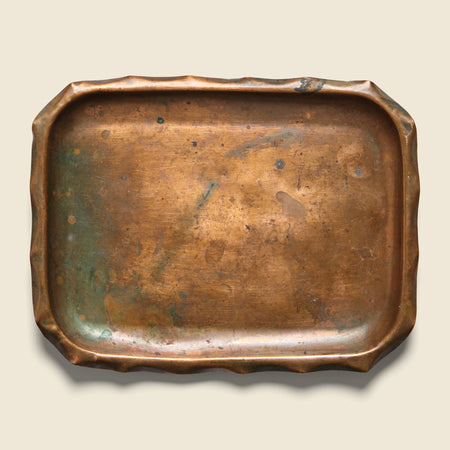 Small Patinated Copper Tray