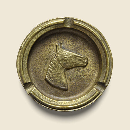 Horse Ashtray - Brass