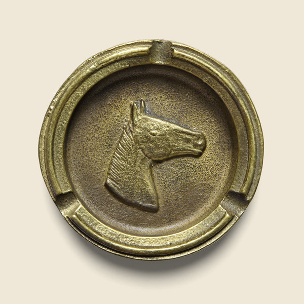 Horse Ashtray - Brass Horse Ashtray - Brass