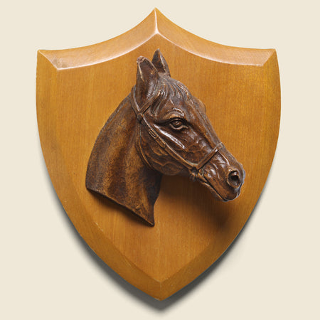 Mounted Composite Wooden Horse Placard