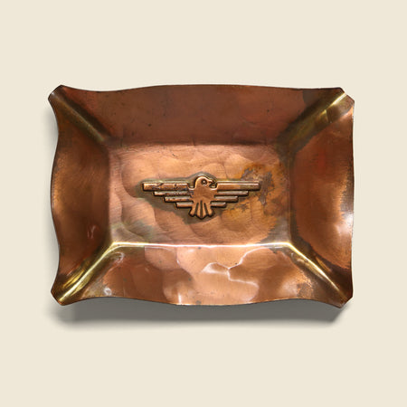 Hammered Copper Thunderbird Tray