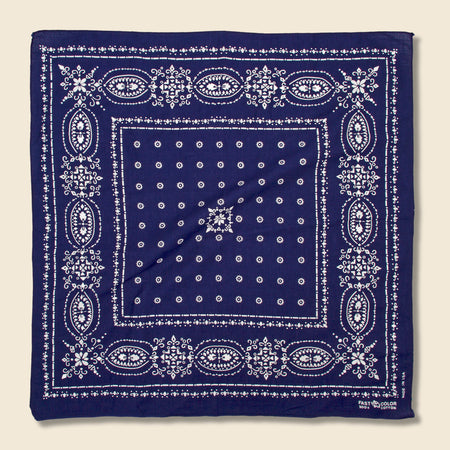 Fast Color Bandana - Dark Blue Sunburst