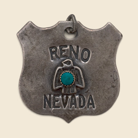 Reno Turquoise Thunderbird Badge