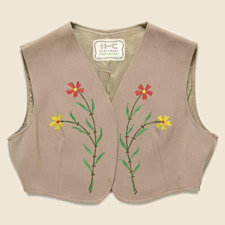 H & C Embroidered Vest